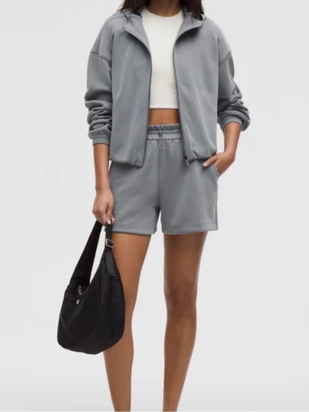Softstreme full zip hoodie Lululemon in Slate Blue